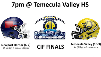 Thumbnail for CIF Finals Preview - Newport Harbor vs. Temecula Valley video